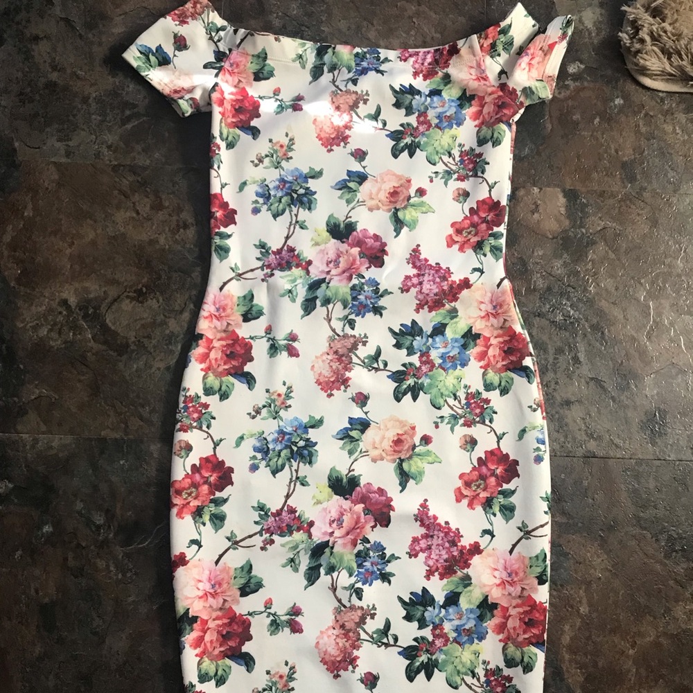 Midi floral dress
